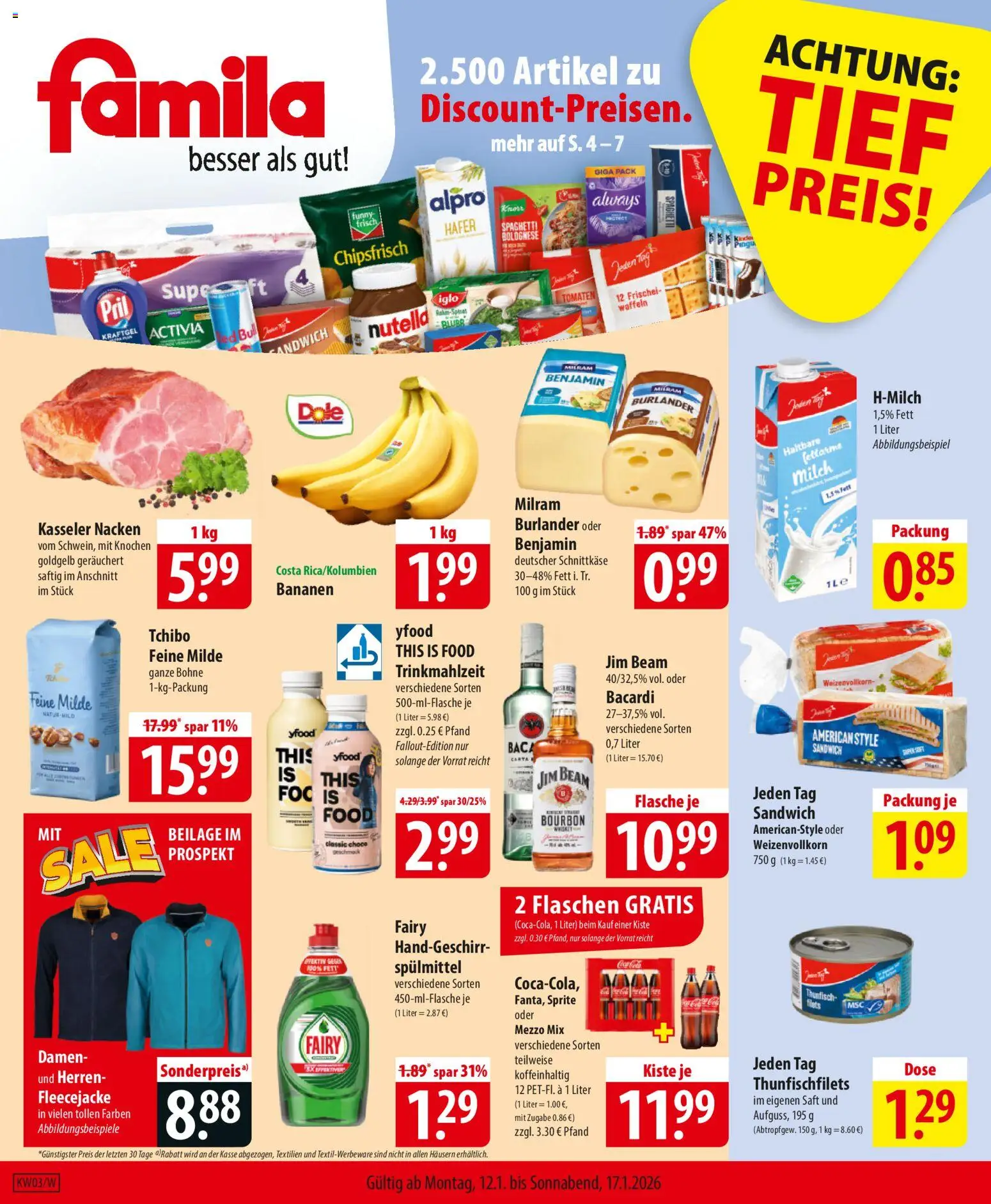 Famila Prospekt 	 - Seite 1 - gültig ab 12.01.2026