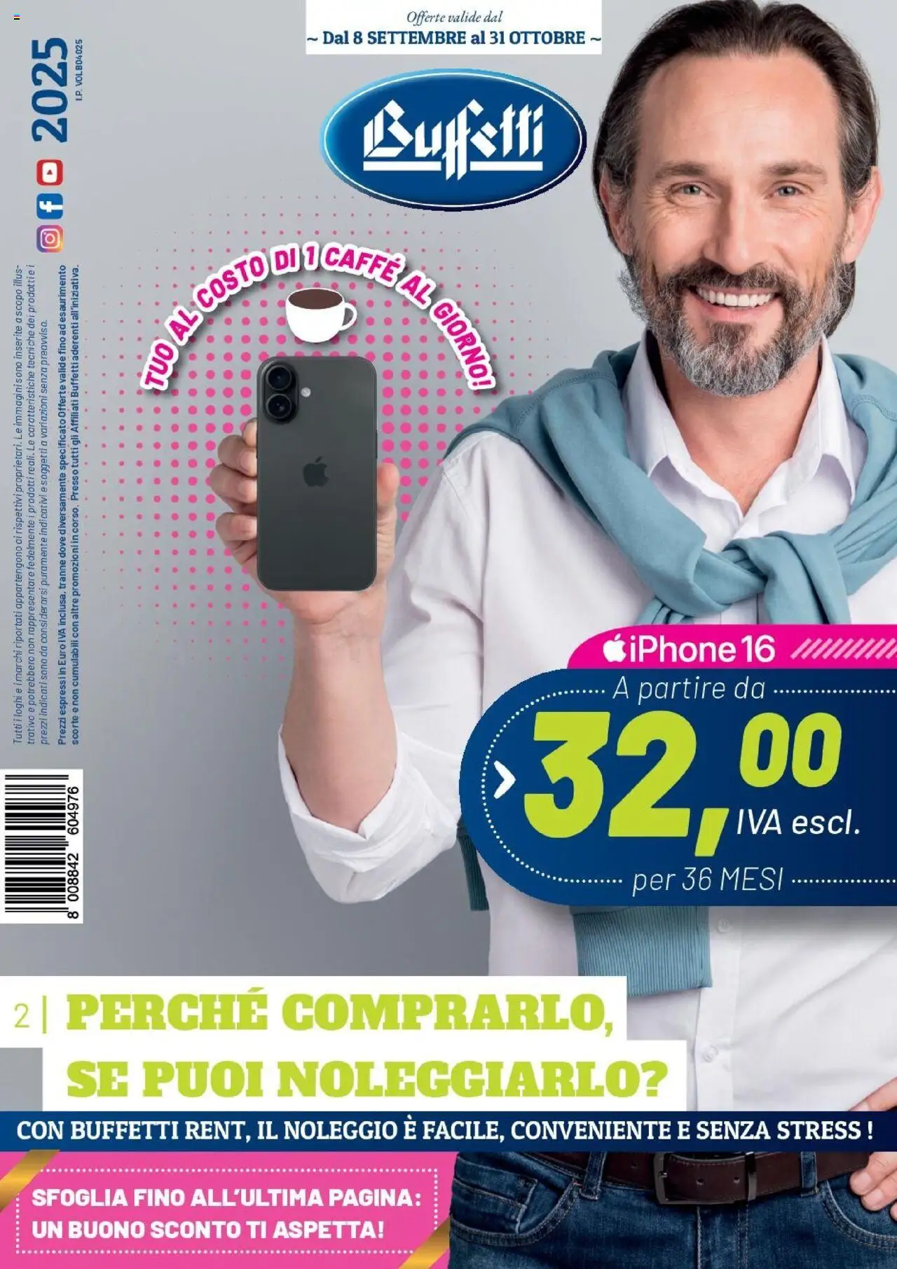 Volantino Buffetti	 - pagina 1 - valido dal 08/09/2025