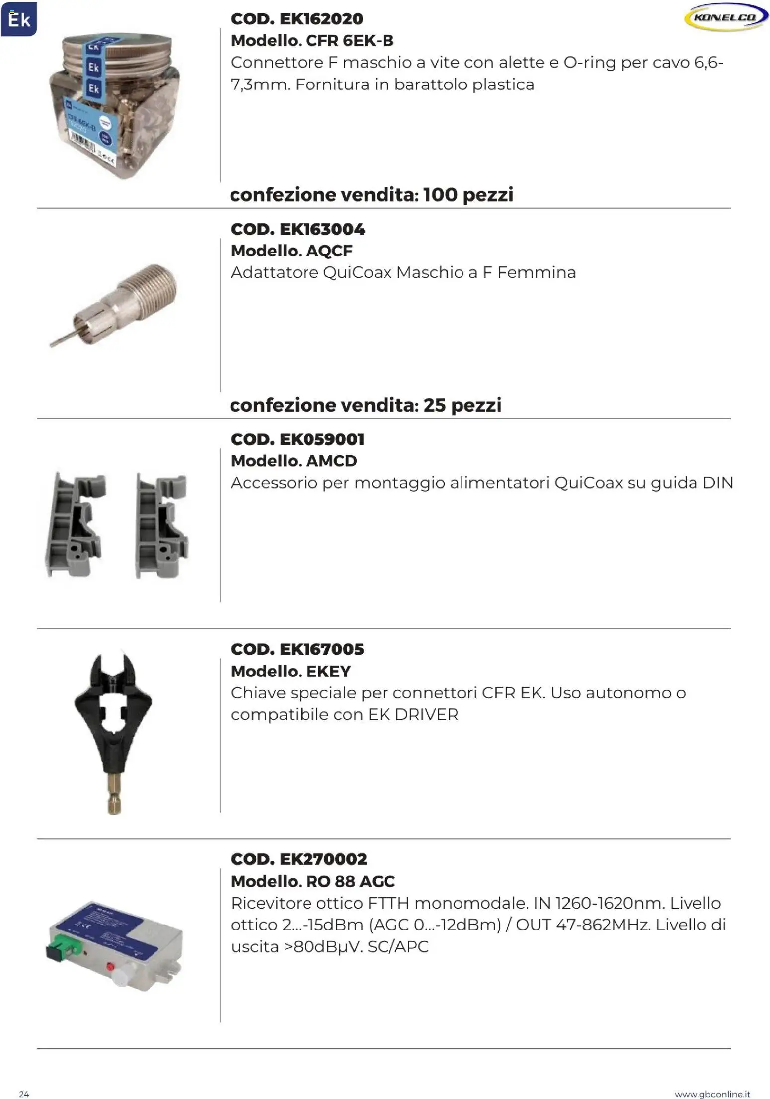 GBC Catalistino EK Konelco catalogo - pagina 24 - valido dal 09/12/2025
