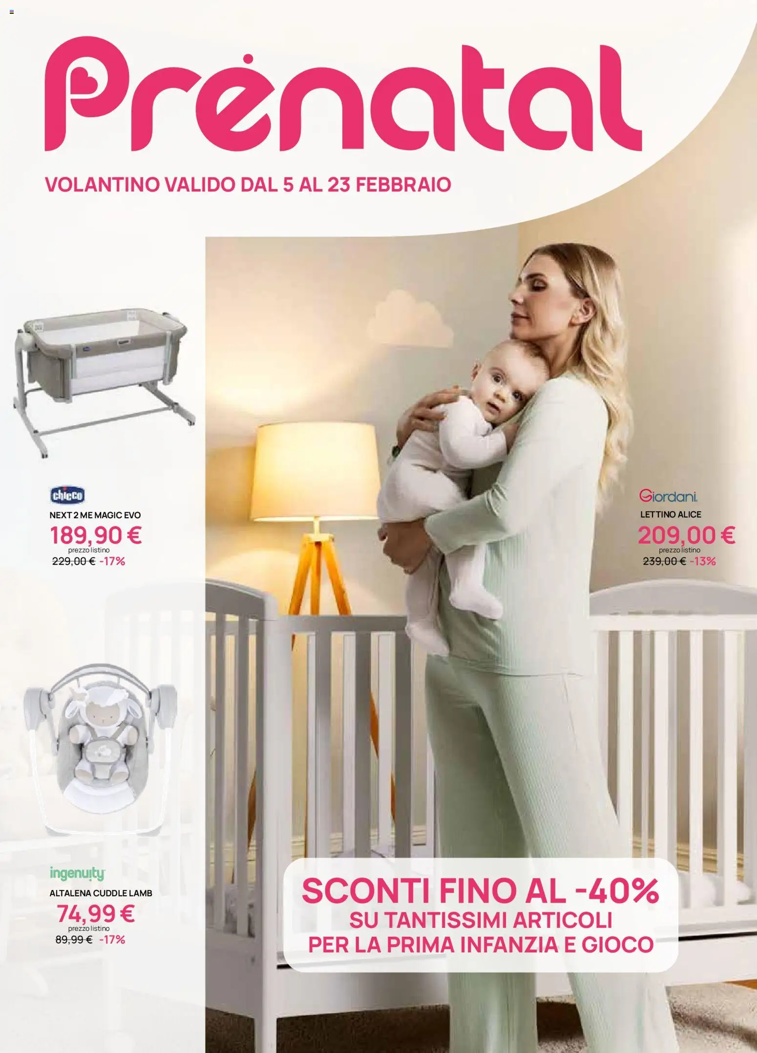 Volantino Prenatal	 - pagina 1 - valido dal 05/02/2026