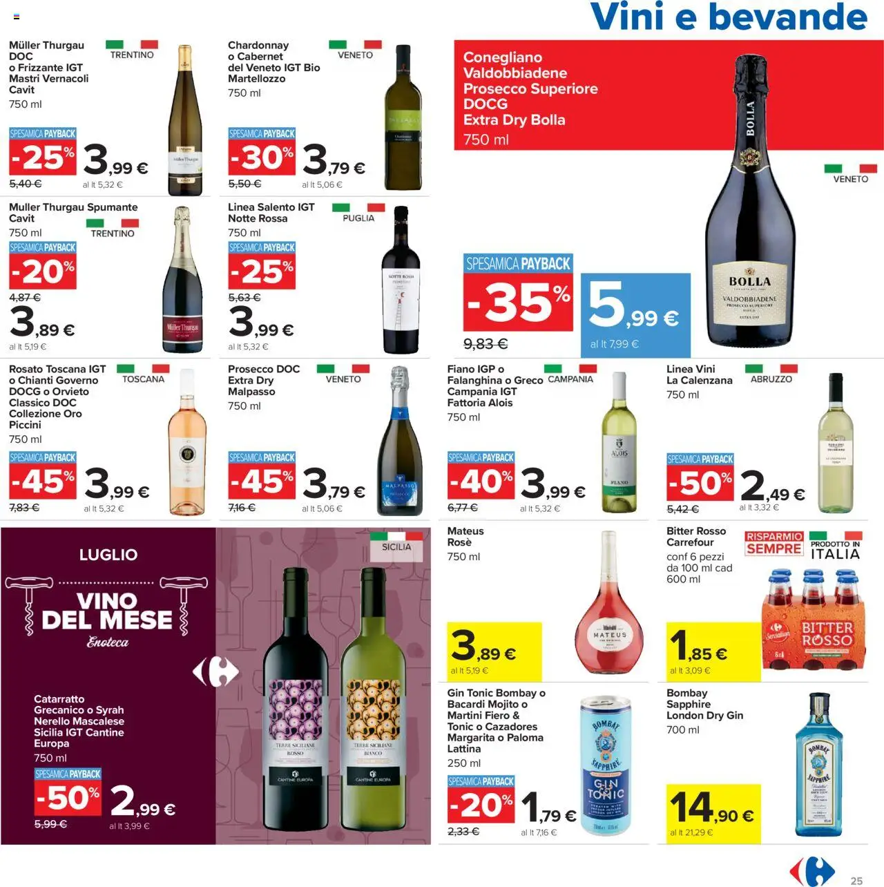 Volantino Carrefour	 - pagina 25 - valido dal 10/07/2025