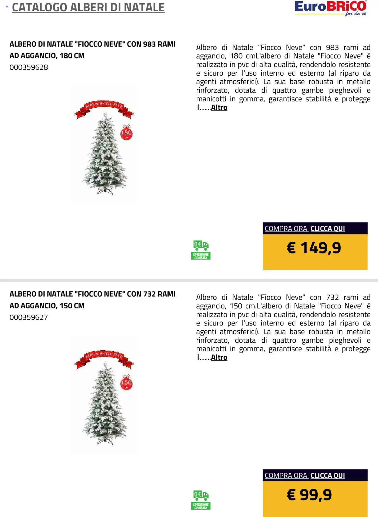 Eurobrico Alberi di Natale catalogo - pagina 10 - valido dal 23/07/2025