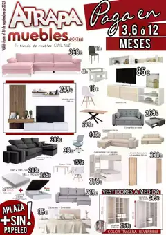 Vista previa del folleto Atrapa Muebles folleto válido desde 01/09/2025