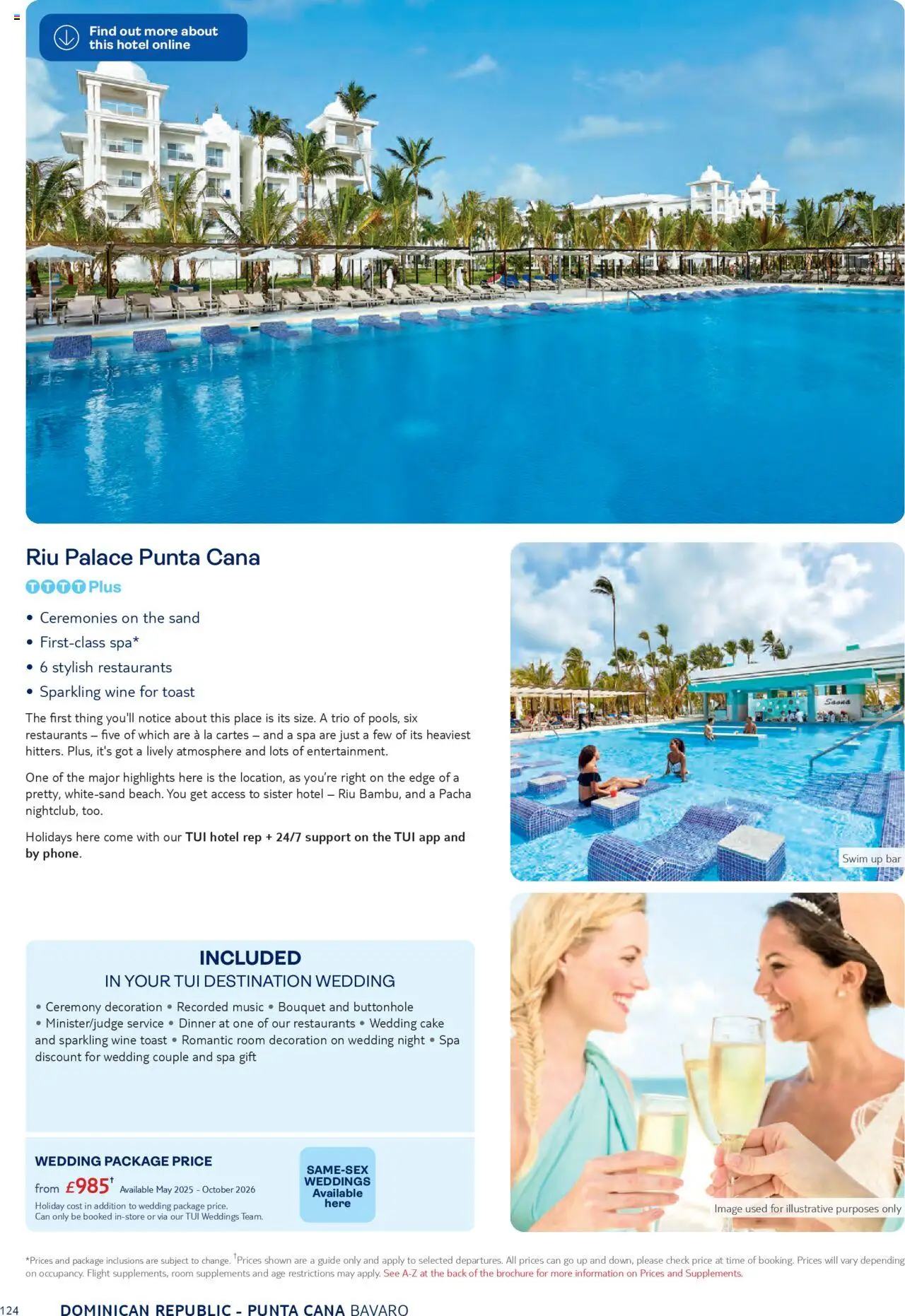 TUI - Weddings 2026 - page 124- valid from 01/05/2025