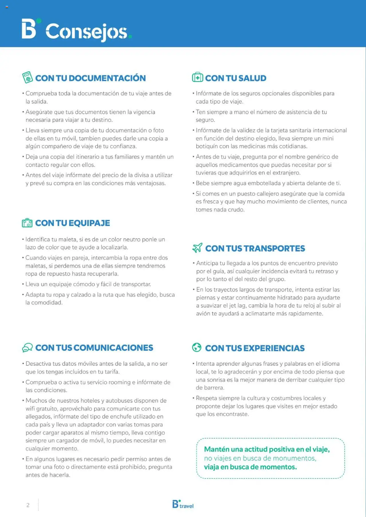 B the travel brand Viajeros Expertos Internacional 2026 - Página de 2 - Válido desde 03/10/2025