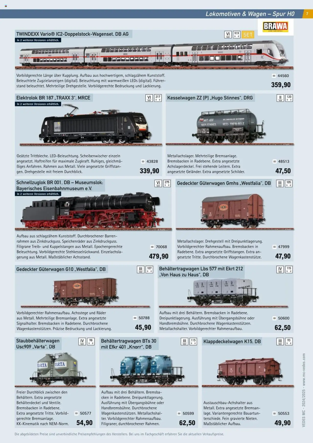 Vedes MC Katalog 2024  - Seite 7 - gültig ab 23.09.2024