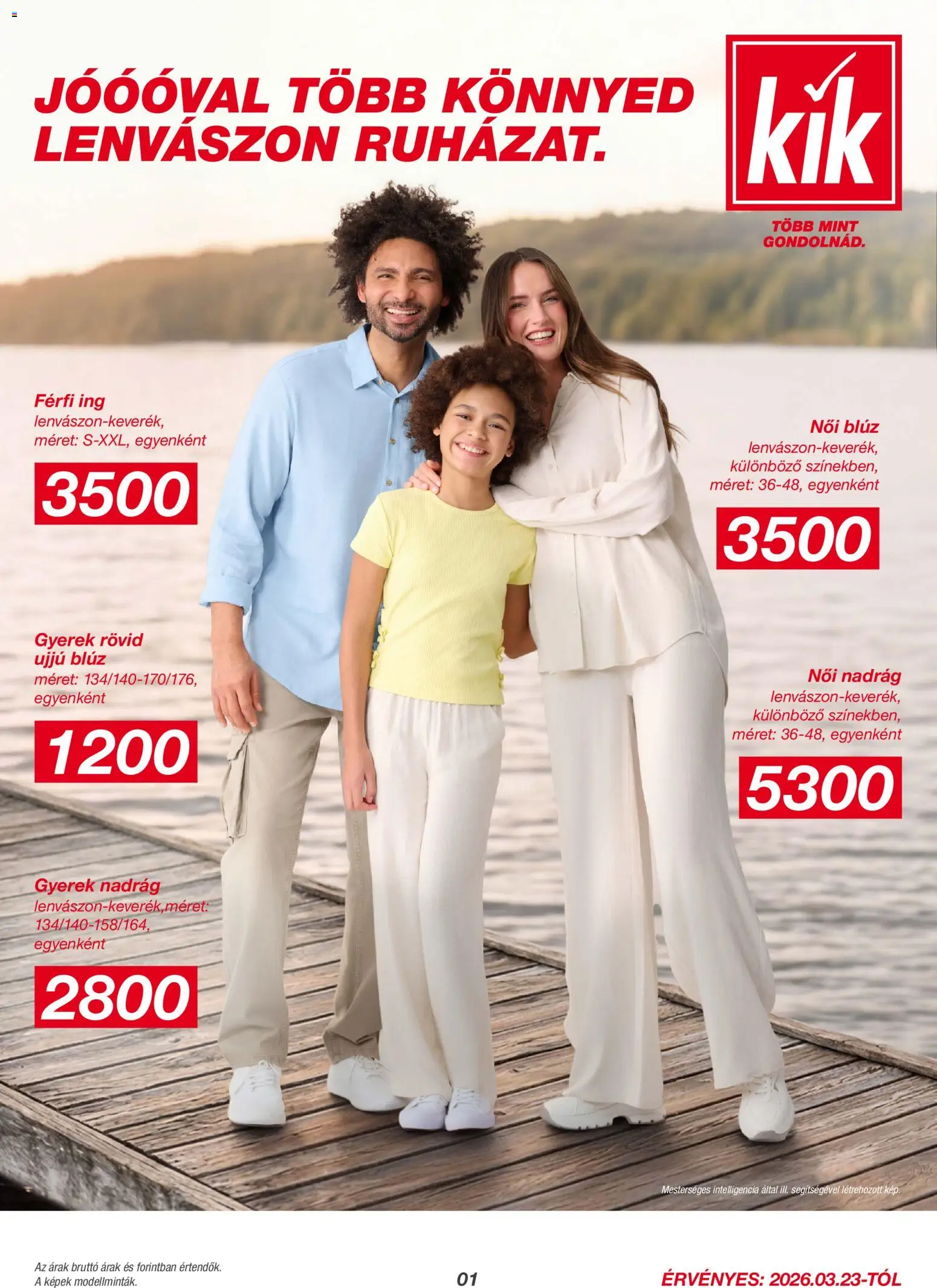 Kik akciós újság - 1oldal - érvényes 2026.03.23.-tól