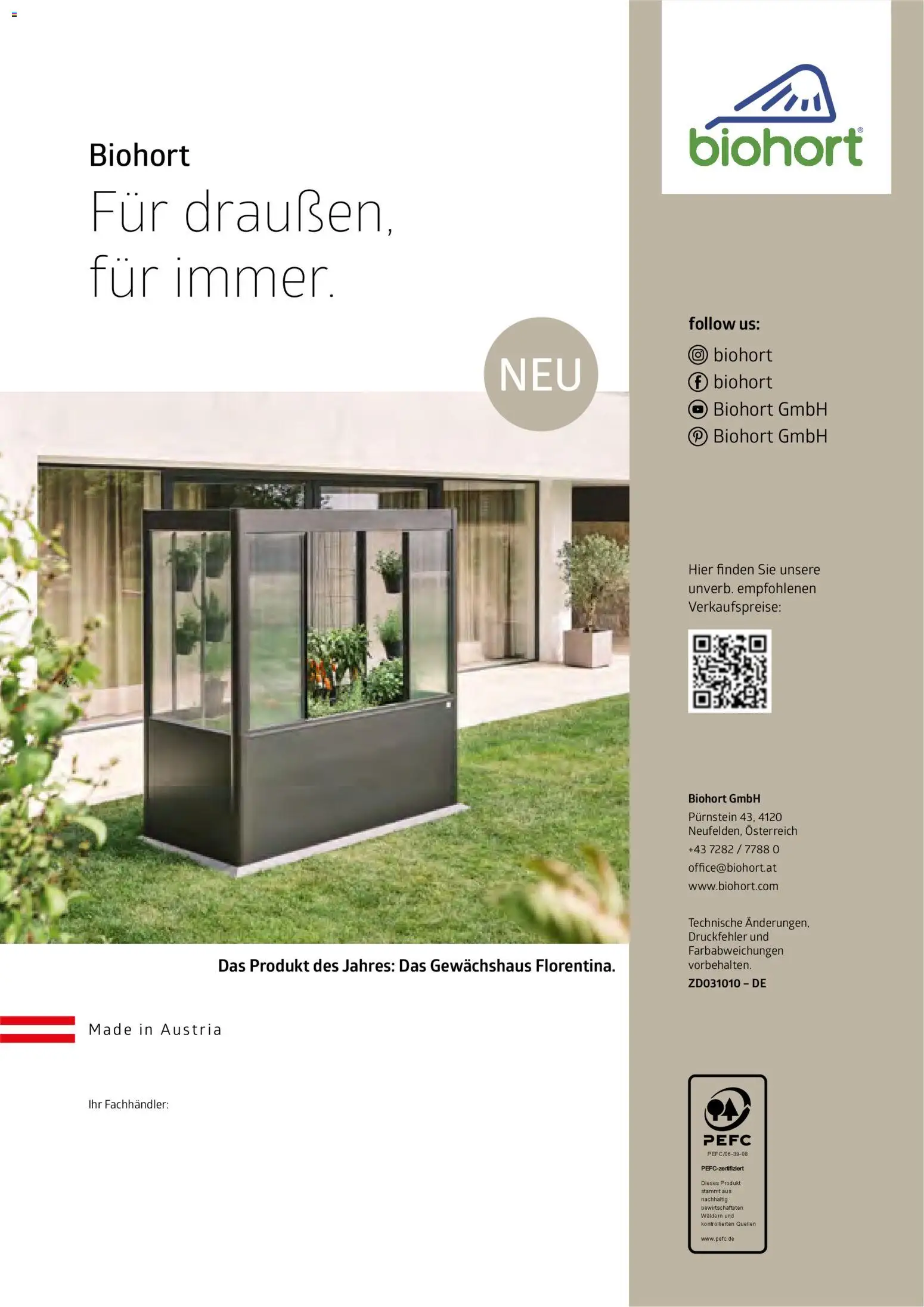 Dehner  Biohort – Metall für Garten & Terrasse - page 63- valid from 05.01.2026