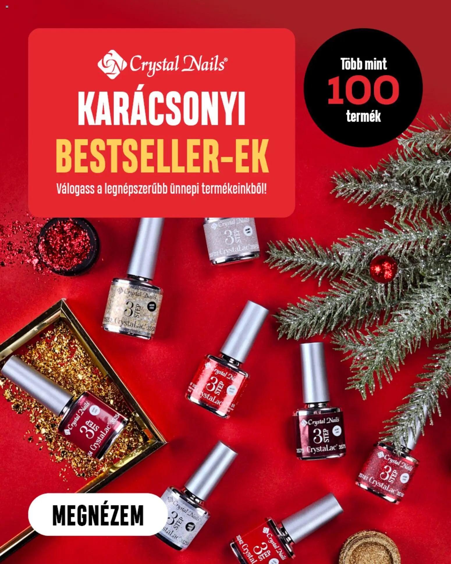 Crystal Nails Karácsonyi bestseller - 1oldal - érvényes 2025.11.09.-tól