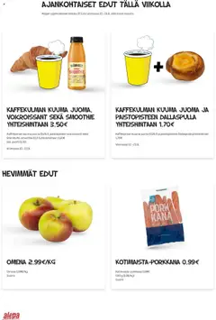 Esikatselu Alepa tarjoukset voimassa alkaen 10/09/2025