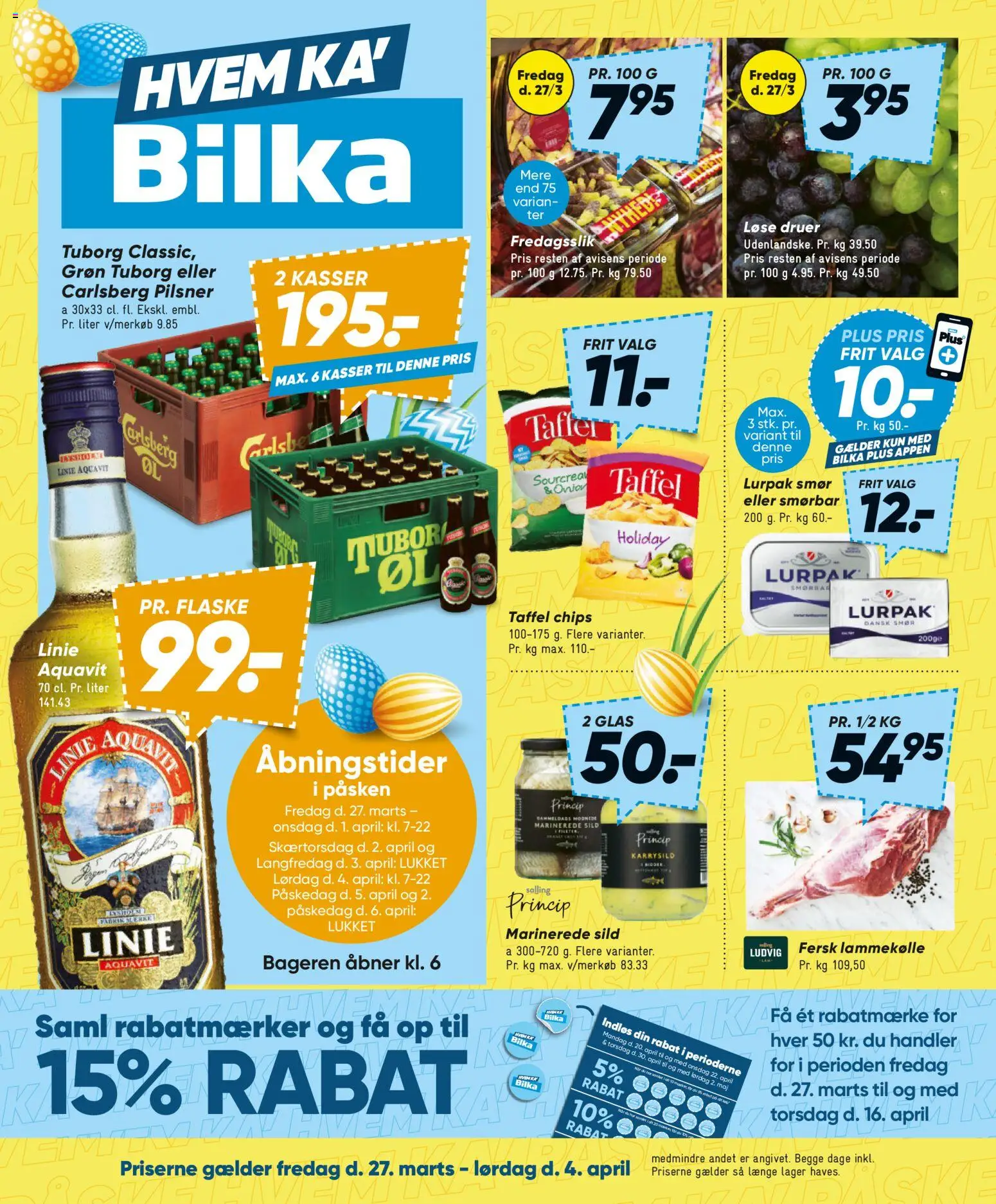 Bilka - Tilbudsavis uge 14 - side 1- gyldig fra 27/03/2026