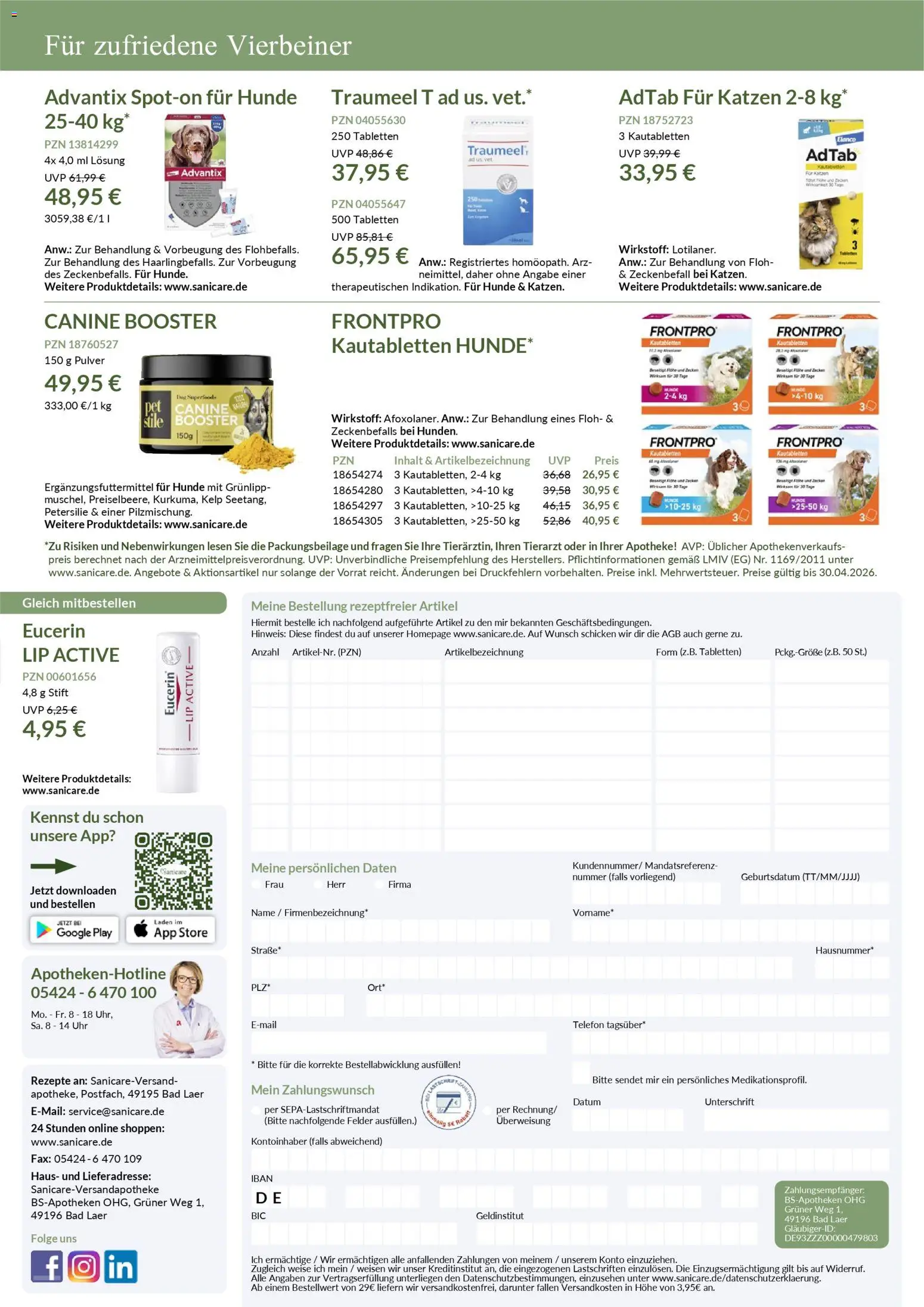 Sanicare Prospekt 	 - Seite 7 - gültig ab 03.03.2026