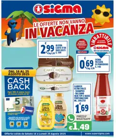 Anteprima Volantino SIGMA	 valida dal 16/08/2025