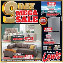 Preview Lewis Stores - Namibia Specials valid from 19/09/2025