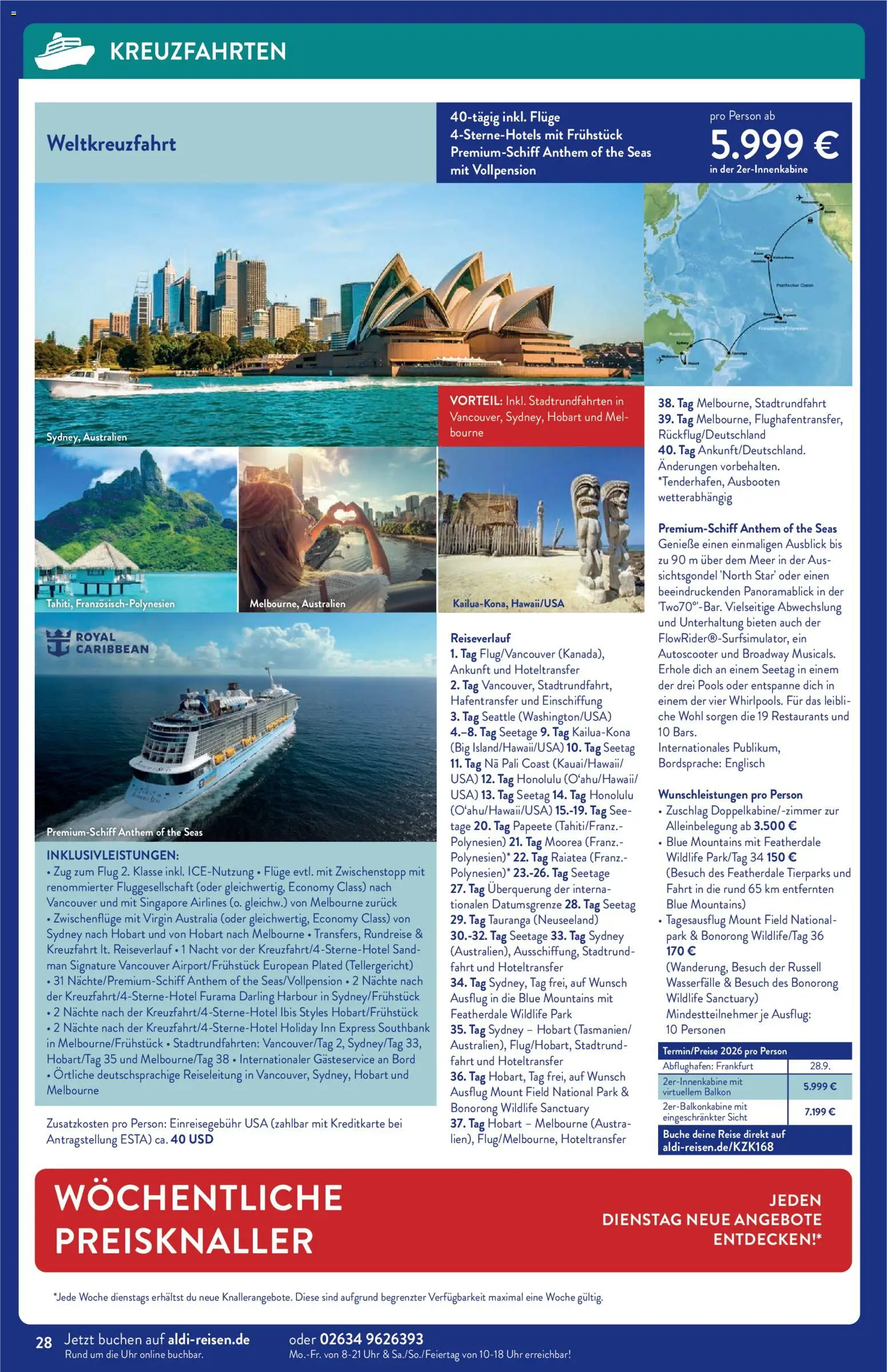 Aldi Reisen Prospekt 	 - Seite 28 - gültig ab 01.03.2026