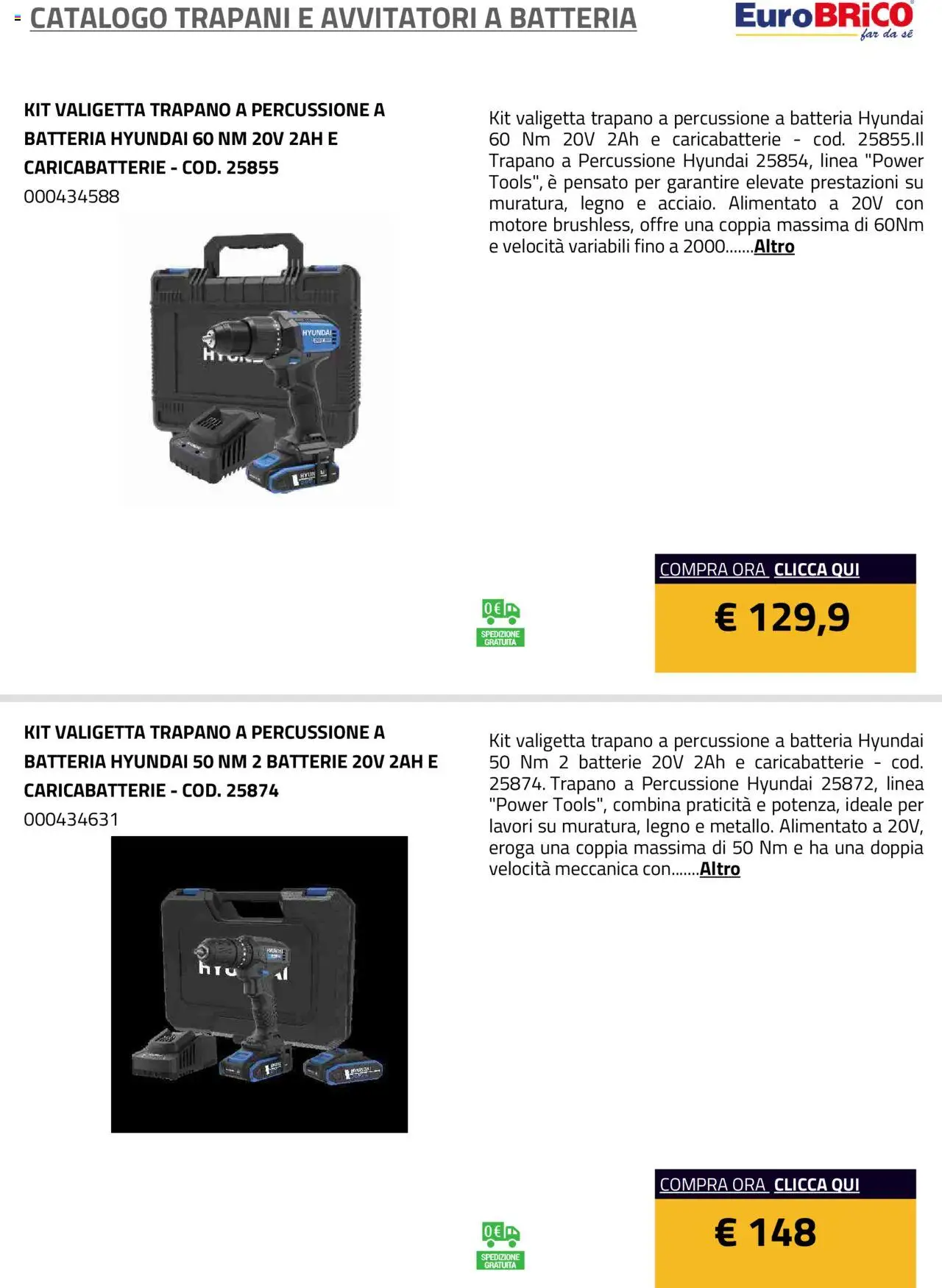 Eurobrico Trapani e Avvitatori a Batteria catalogo - pagina 16 - valido dal 23/07/2025