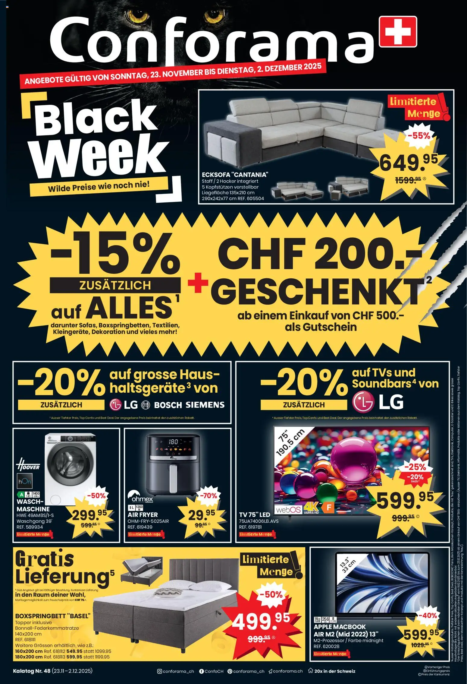 Conforama - Black Friday - Seite 1- gültig ab 23.11.2025