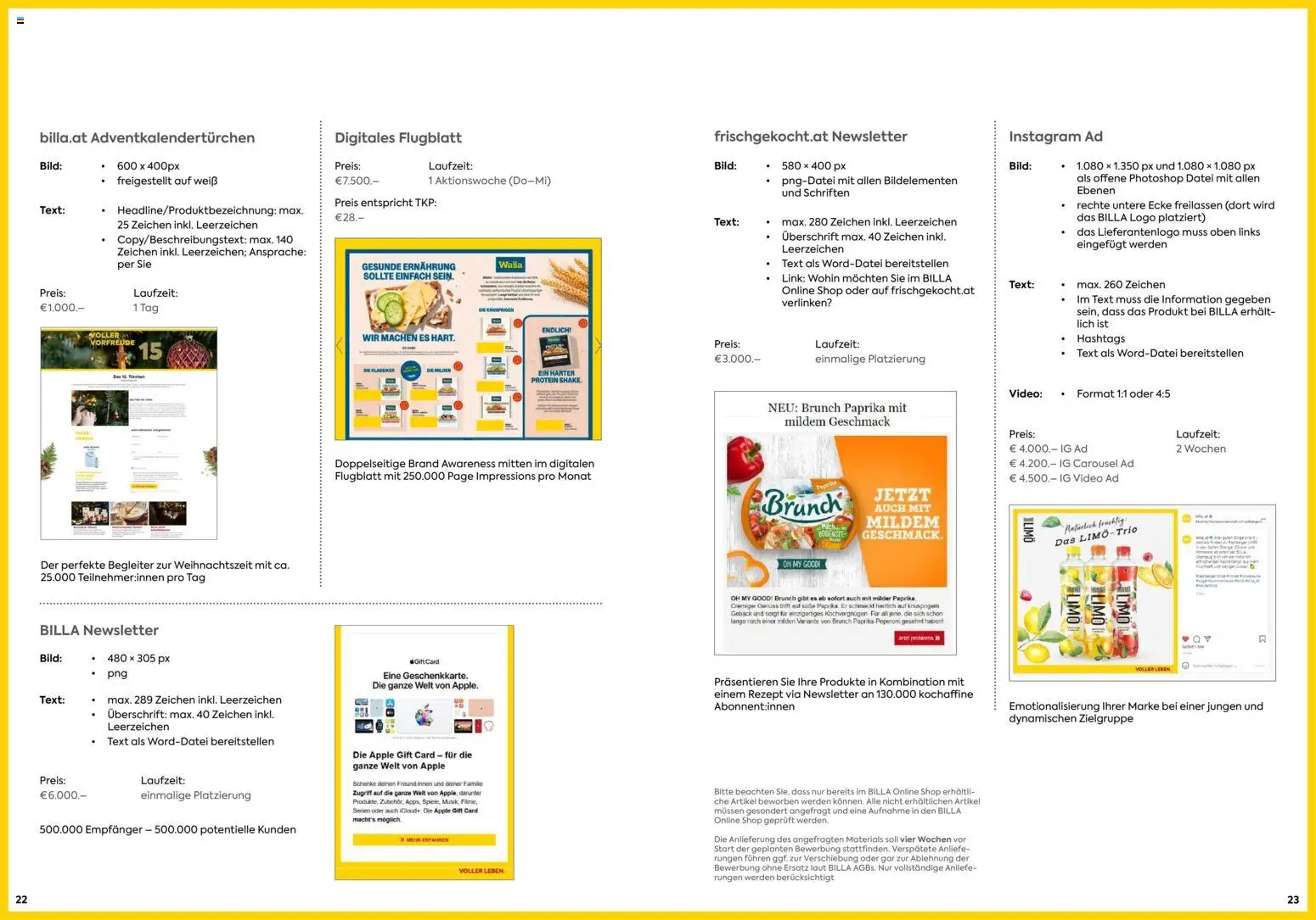 Billa - Mediadaten 2026 - page 12- valid from 15.01.2026