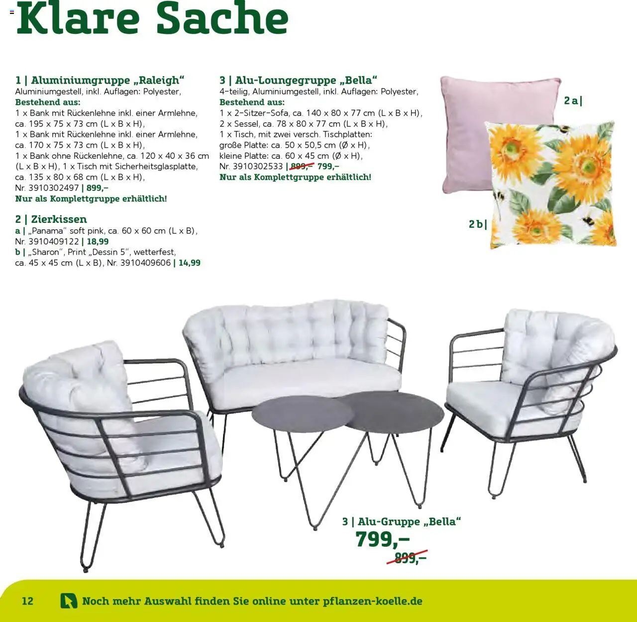 Pflanzen-Kölle Gartenmöbel Katalog 2025 - Seite 12 - gültig ab 22.01.2025