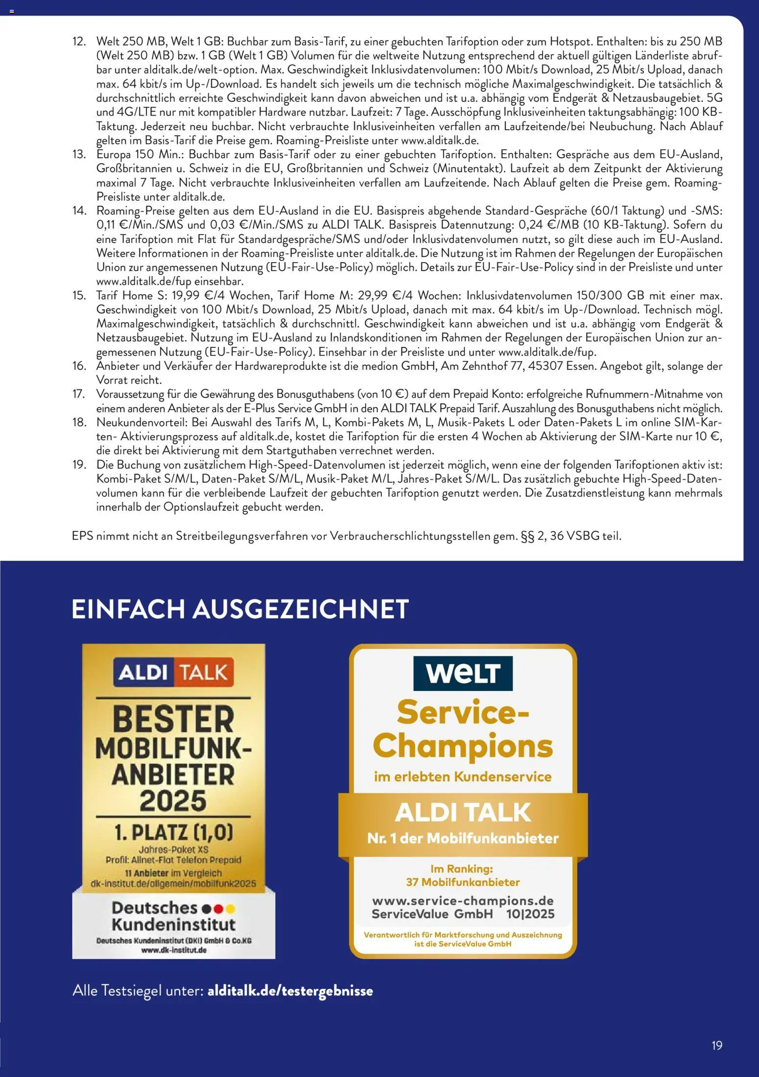 Aldi Talk - Seite 19 - gültig ab 28.01.2026