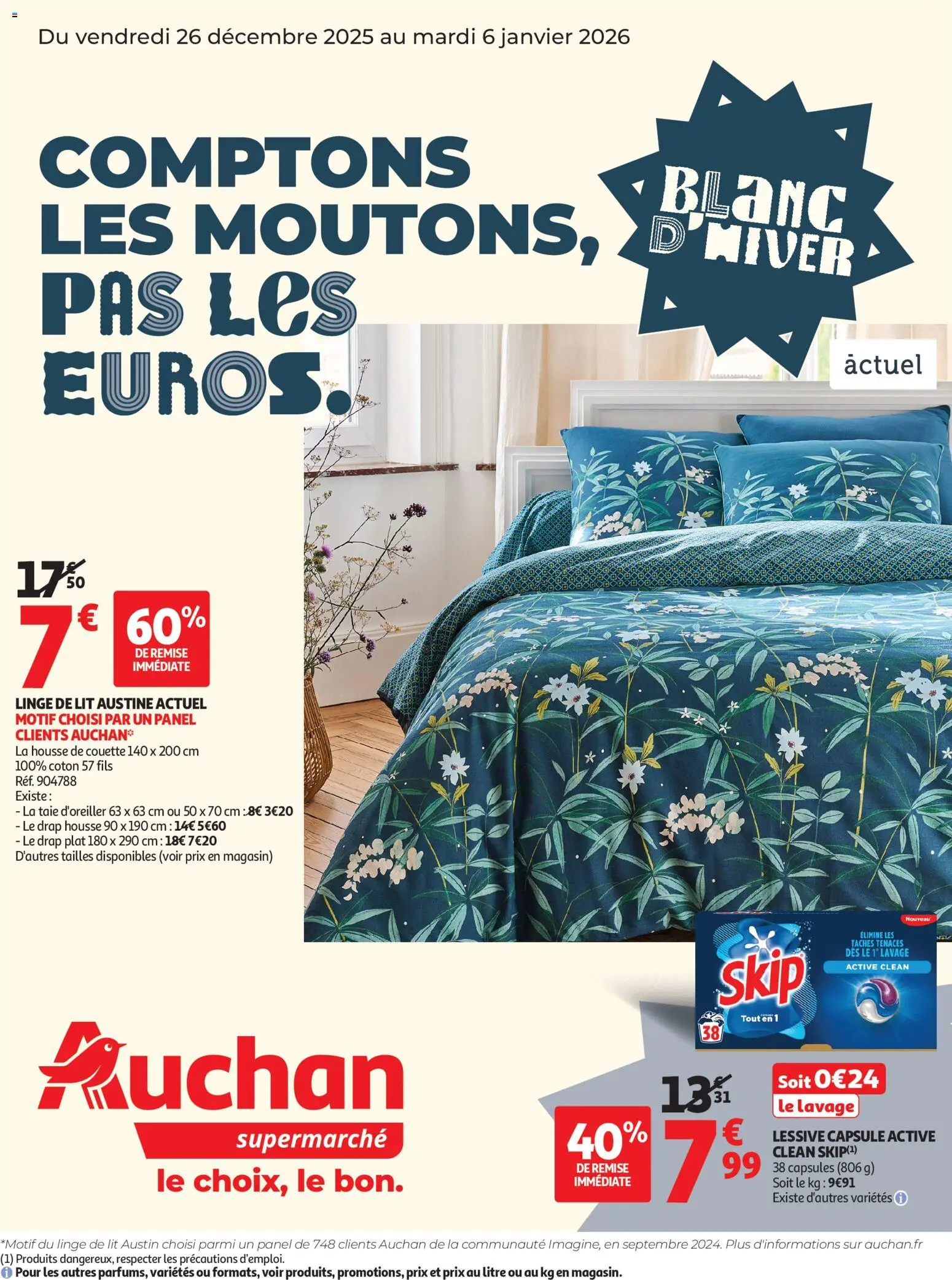 Auchan - Blanc d'hiver supermarché - pagina 1- geldig vanaf 26/12/2025