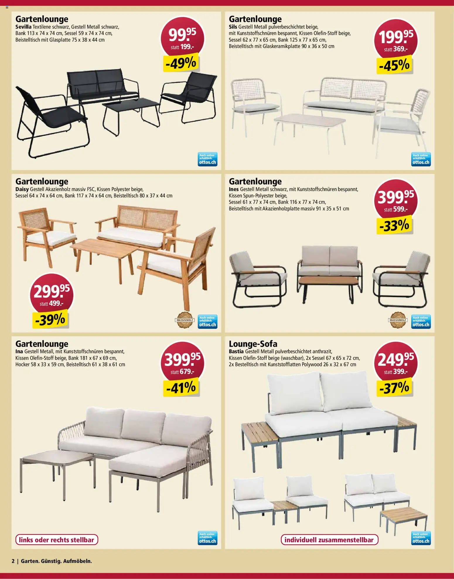 Otto's Aktionen Gartenmöbel - page 2- valid from 03.03.2026