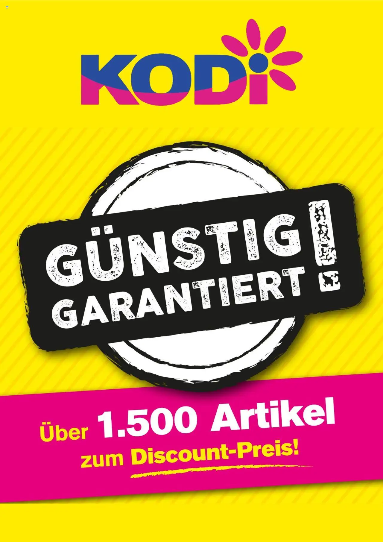 KODi Prospekt 	 - Seite 1 - gültig ab 13.10.2025
