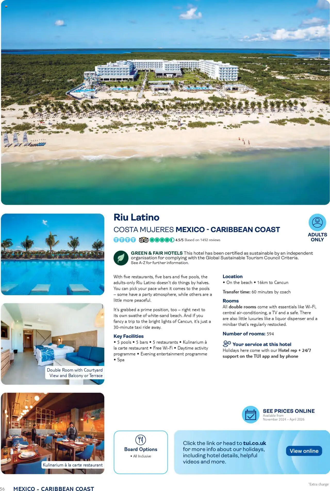 TUI - Faraway Shores - page 56- valid from 01/11/2024