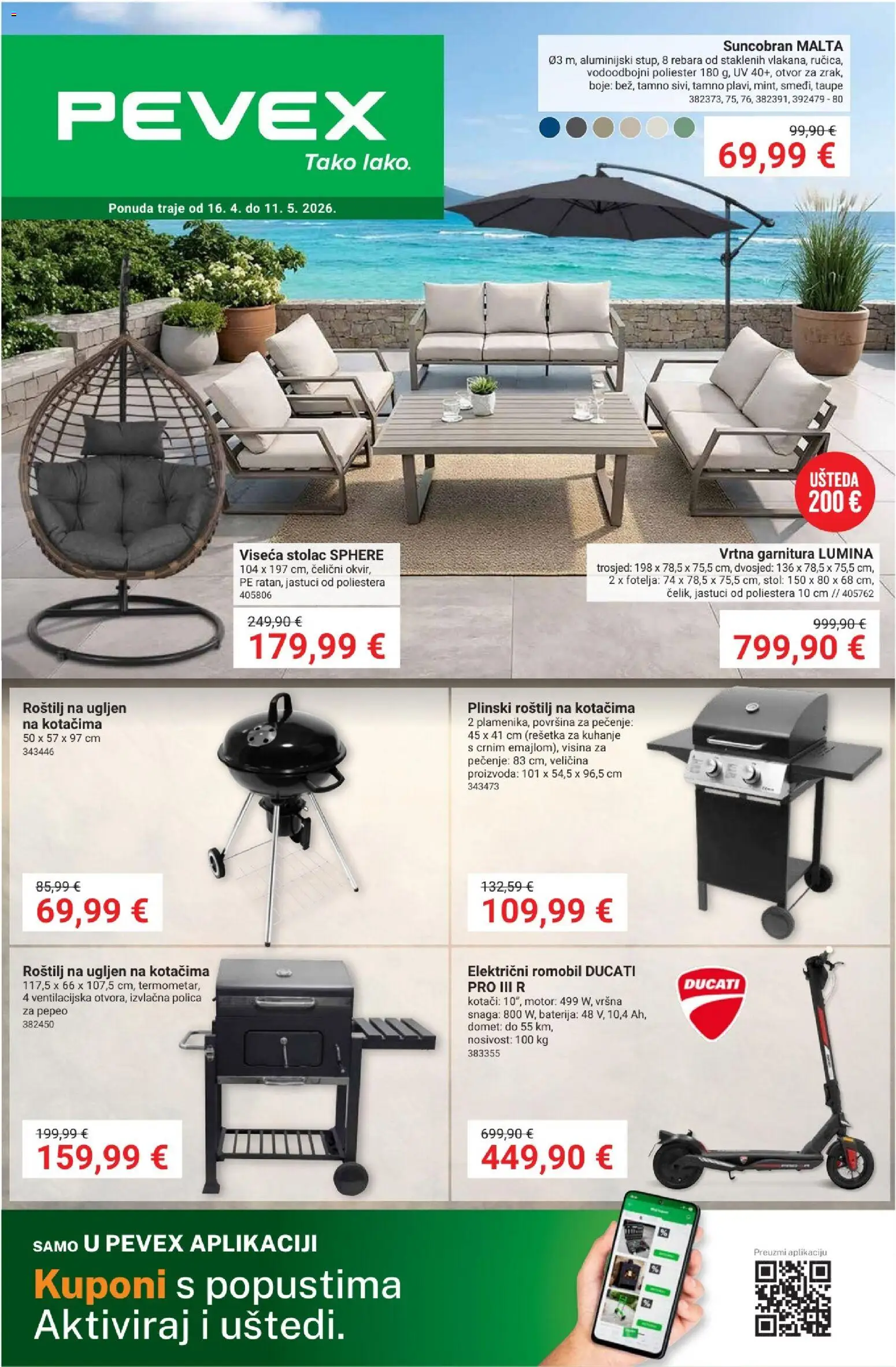 Pevex Katalog - stranica 1- važeći od 16.04.2026