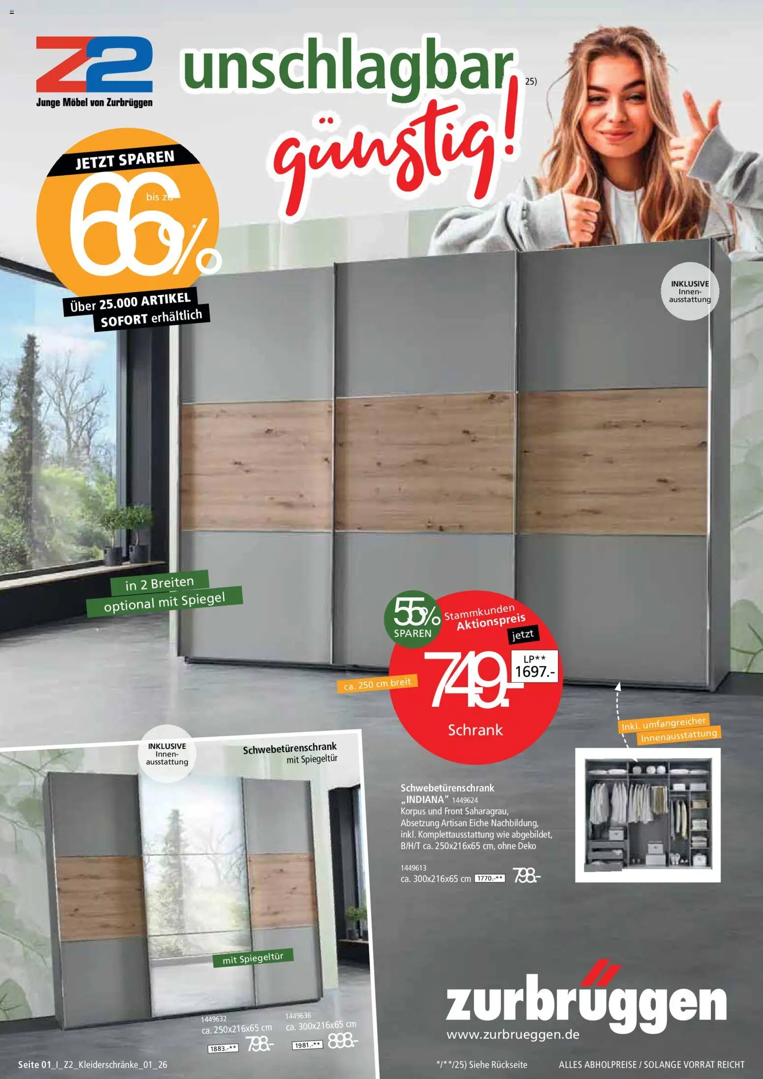 Zurbrüggen Prospekt 	 - Seite 1 - gültig ab 24.01.2026