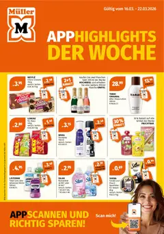 Vorschau Müller Flugblatt gültig ab 16.03.2026