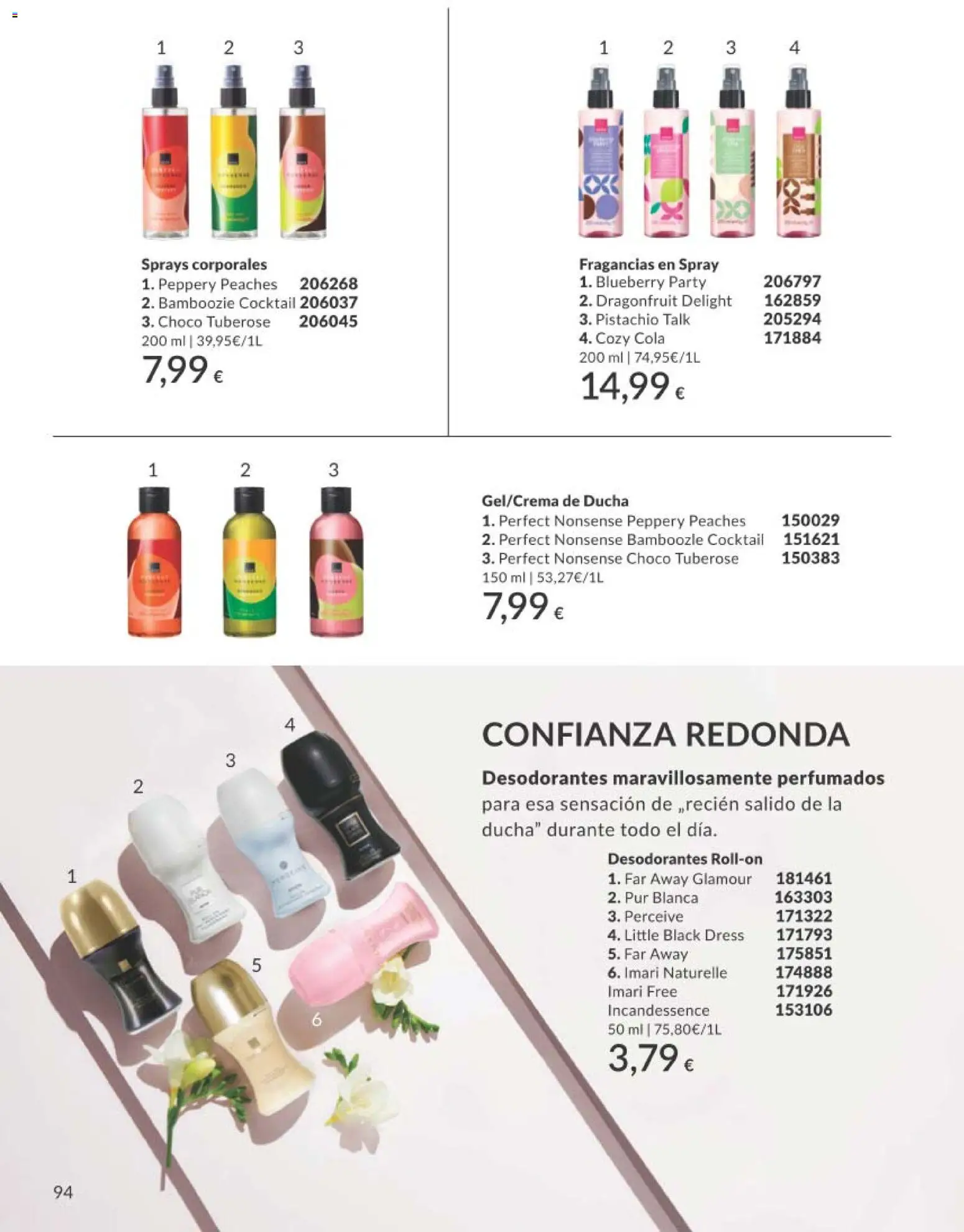 Catálogo AVON campaña 4 - Página de 94 - Válido desde 01/04/2026