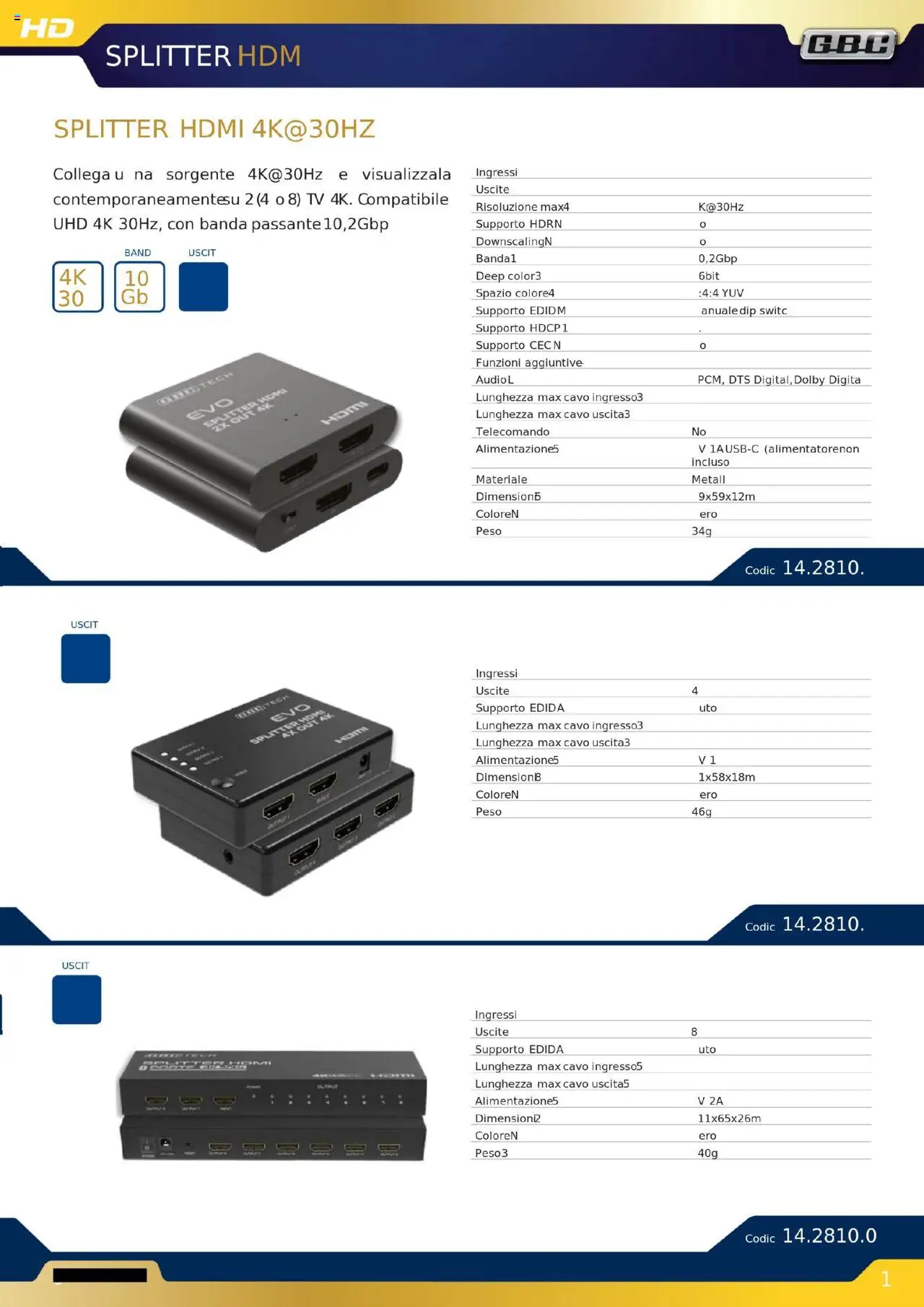 GBC Audio Video catalogo - pagina 17 - valido dal 16/10/2025