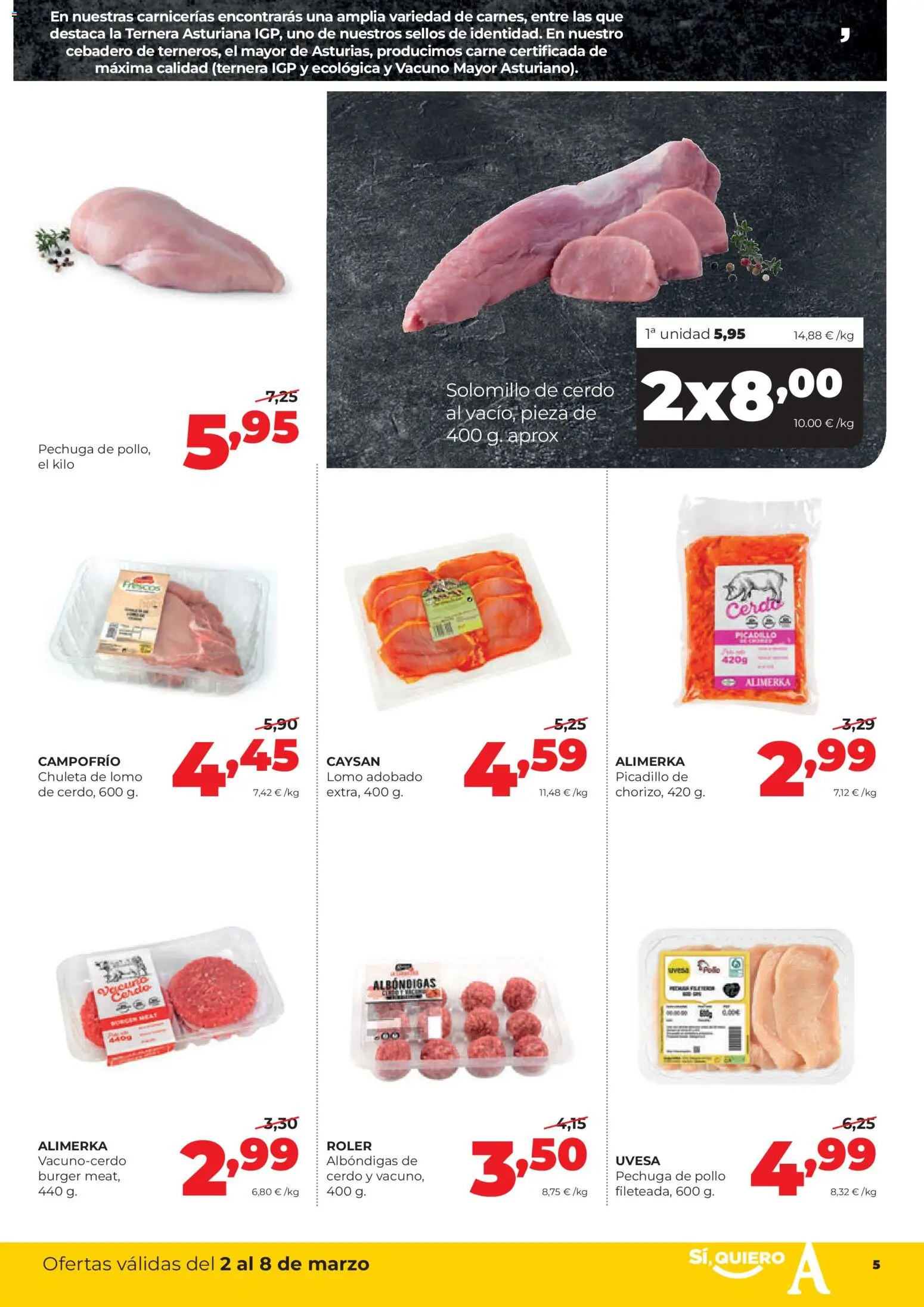 Alimerka folleto Asturias - Página de 5 - Válido desde 02/03/2026