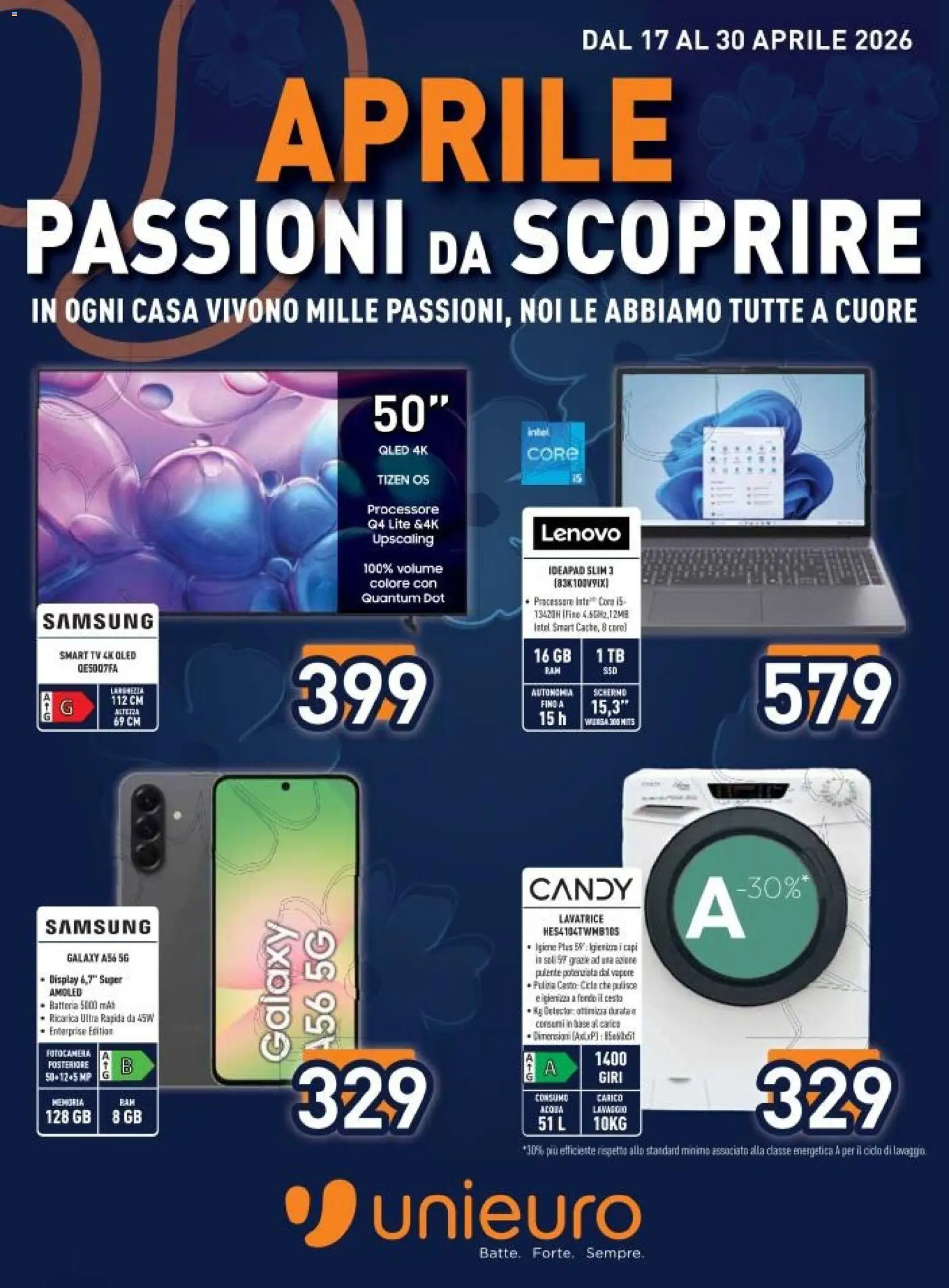Unieuro volantino - pagina 1 - valido dal 17/04/2026