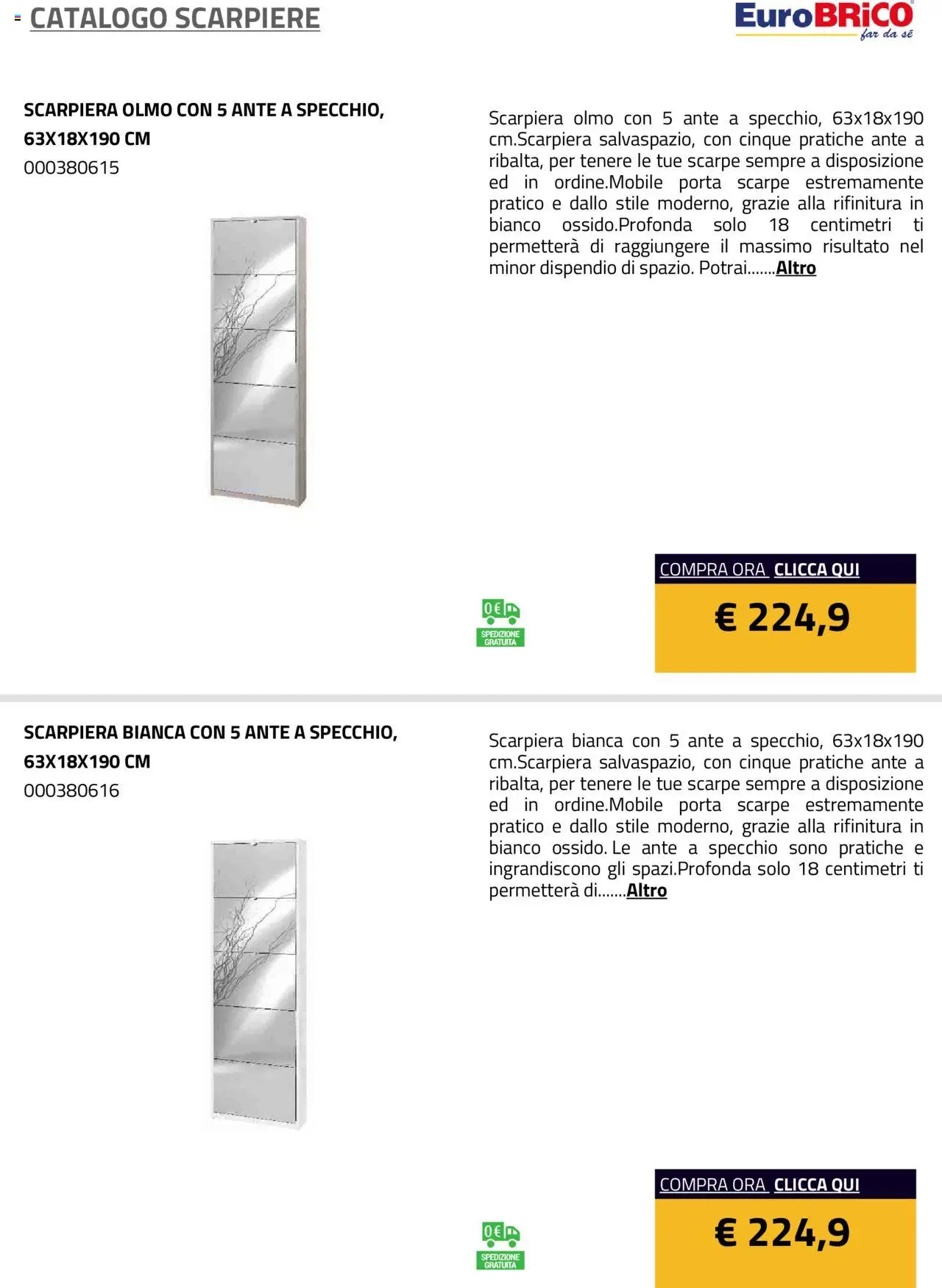 Eurobrico Scarpiere catalogo - pagina 27 - valido dal 23/07/2025
