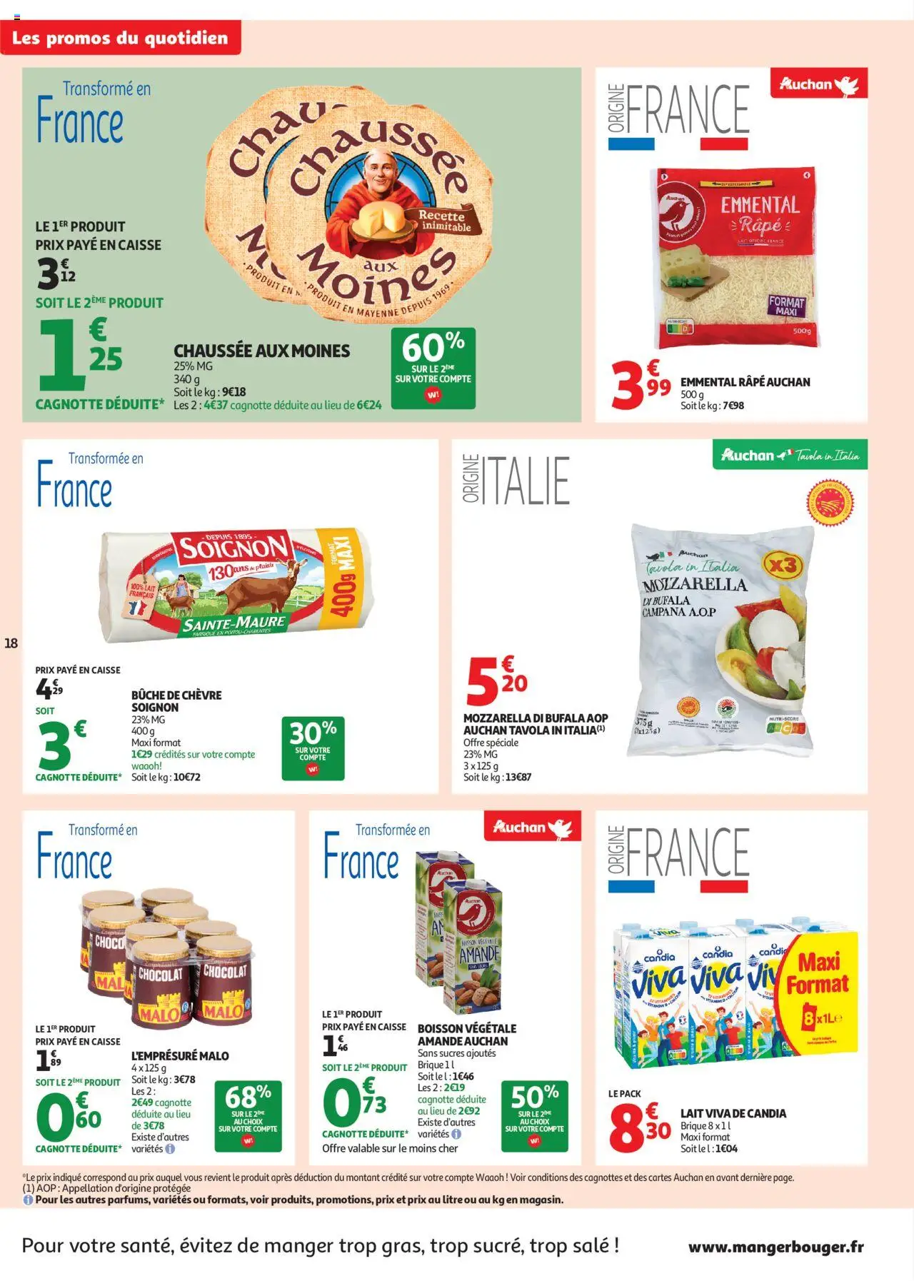 Auchan C'est parti pour une année moins chère dans votre super - page 18 - valable à partir du 16/07/2025