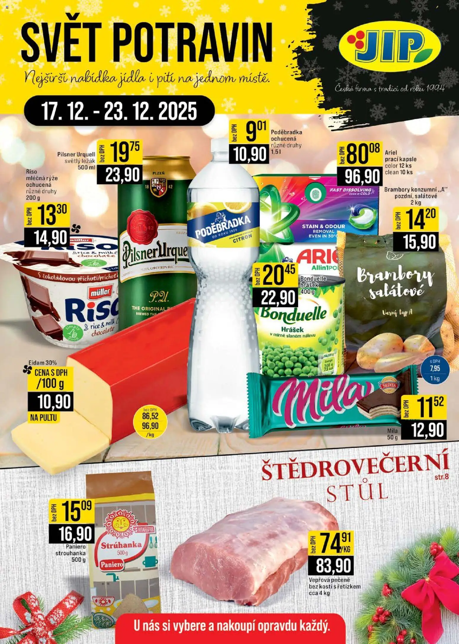 Jip leták - Cash & Carry - strana 1- platný od 17.12.2025