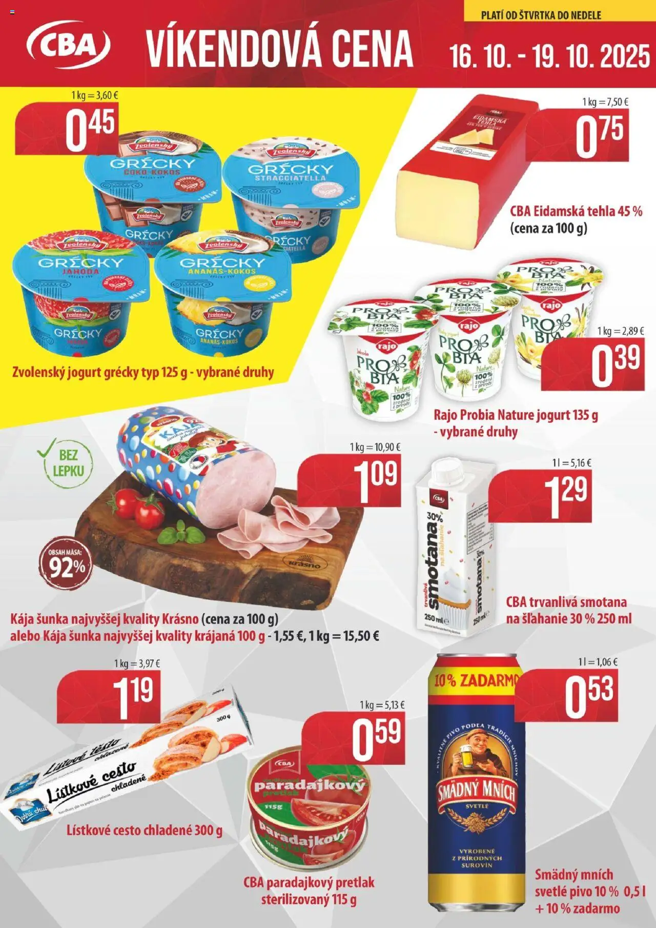 KARMEN CBA víkendová cena - strana 1- platný od 16.10.2025