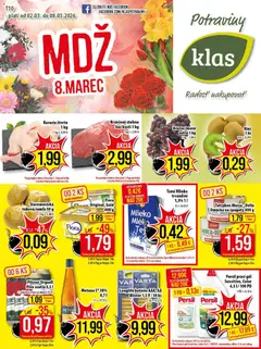 Klas leták platný od 02.03.2026