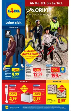 Vorschau Lidl - Prospekt gültig ab 09.03.2026