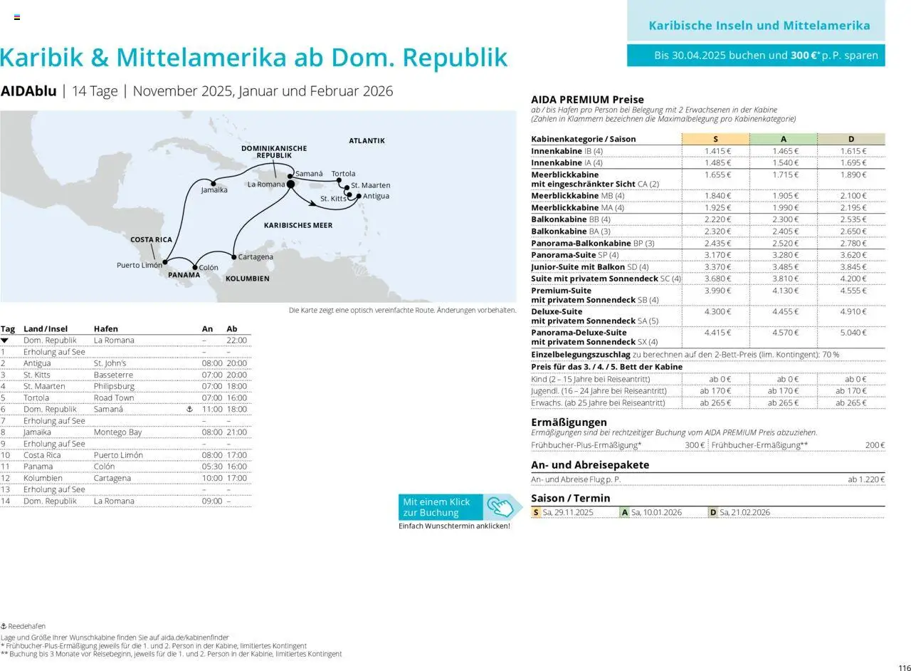 Aida Prospekt Winter 2025/26 - Seite 116 - gültig ab 01.10.2025