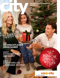 Vorschau Coop City Aktionen gültig ab 10.11.2025