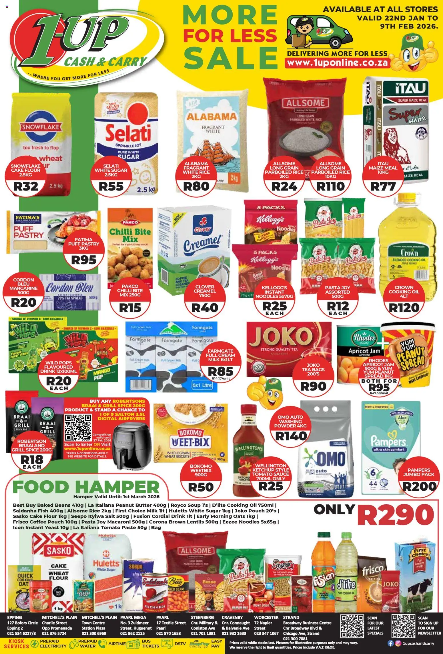 1UP Cash & Carry Specials - page 1- valid from 22/01/2026