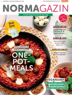 Vorschau Norma NORMAgazin Januar/Februar 2026 gültig ab 01.01.2026