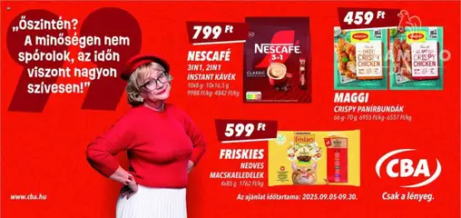 Előnézet CBA - Óriásplakátok érvényes 2025.09.05.-tól