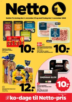 Forhåndsvisning Netto - Tilbudsavis gyldig fra 01/11/2025