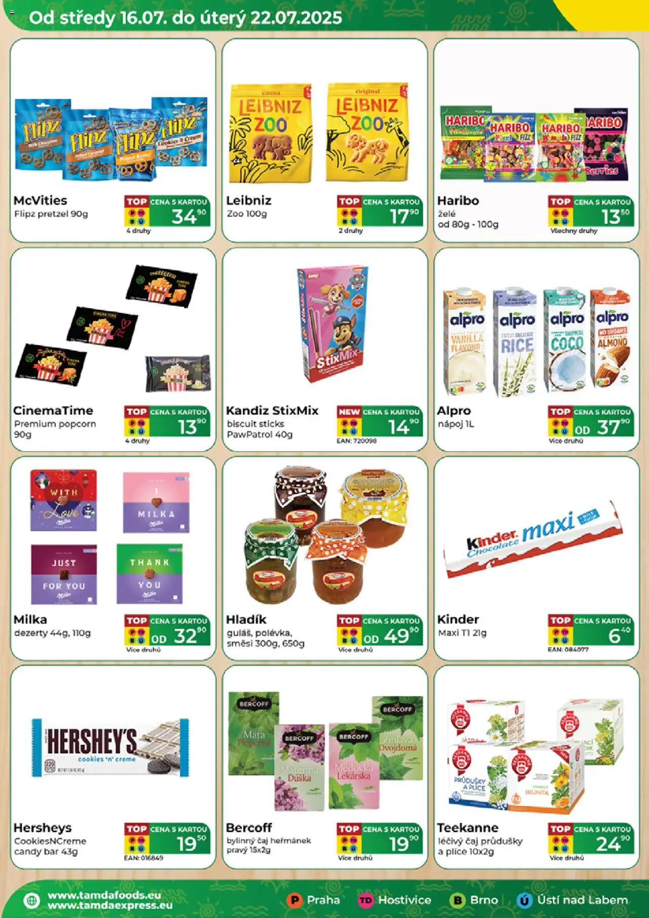 Tamda Foods leták - strana 2- platný od 16.07.2025