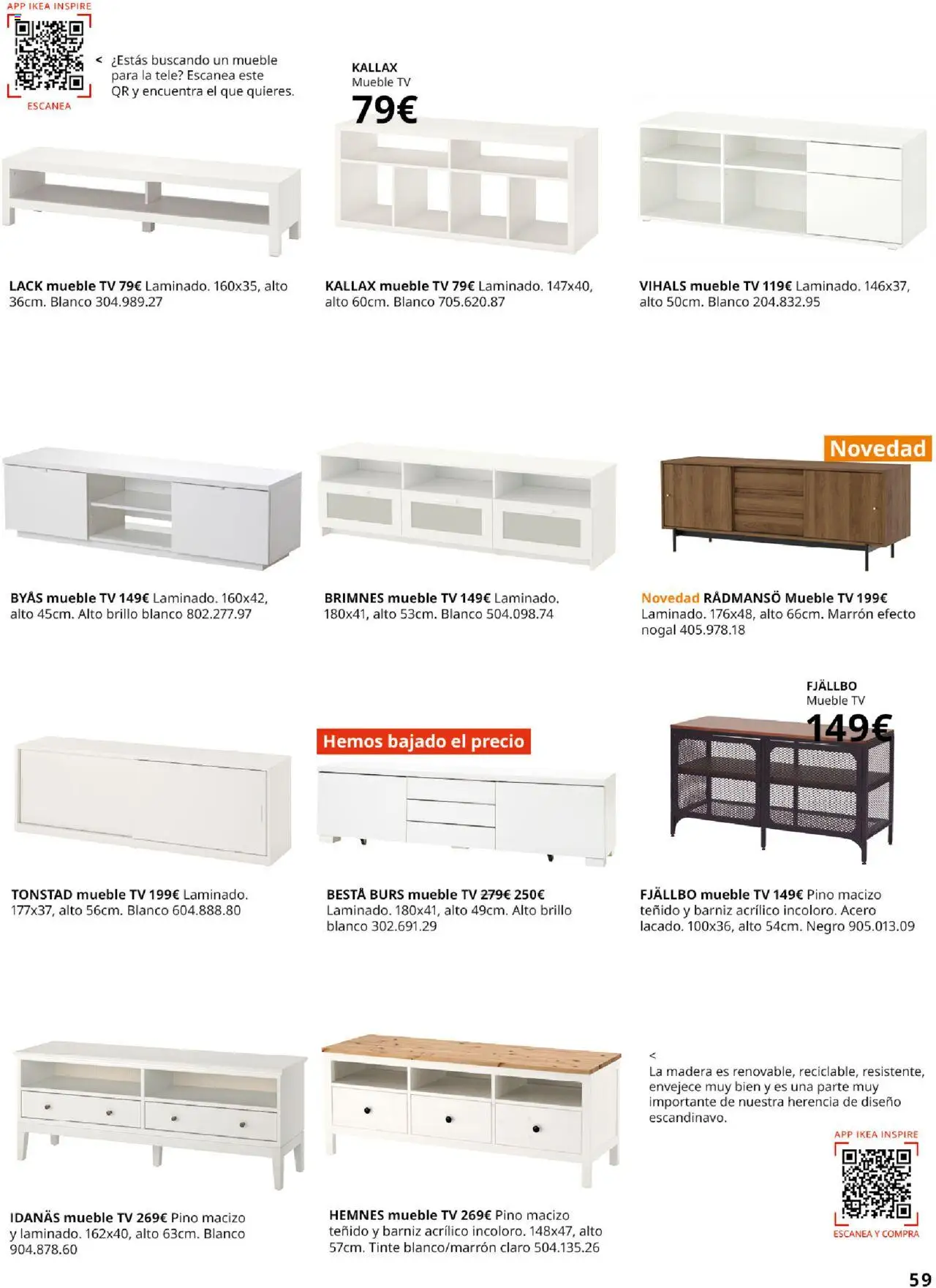 Catálogo IKEA Salones - Página de 59 - Válido desde 01/09/2025