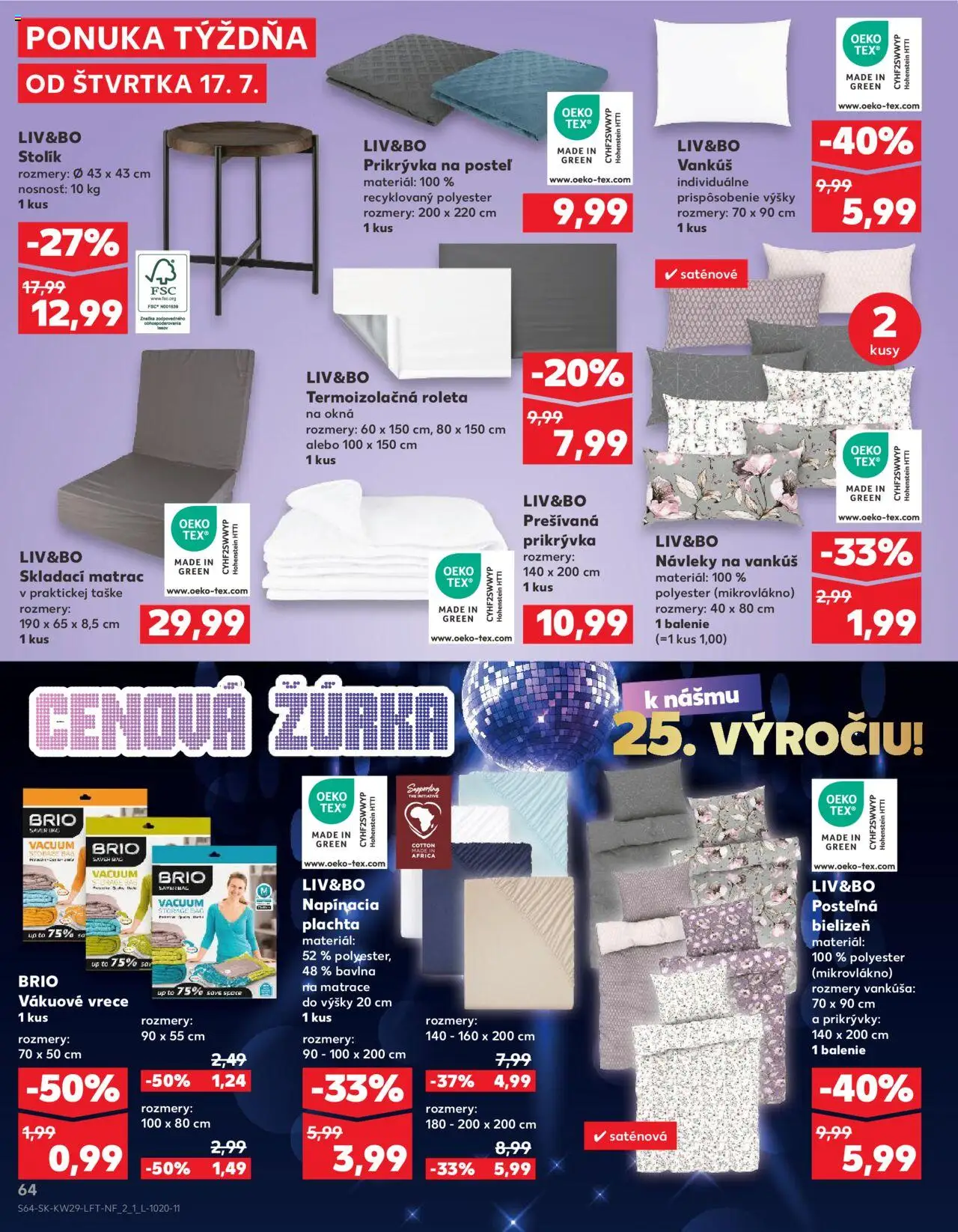Kaufland SK - Bratislava-Devínska Nová Ves - 64oldal - érvényes 2025.07.17.-tól